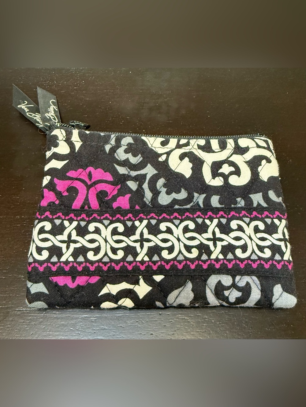 Vera Bradley Quilted Pattern Zip Pouch